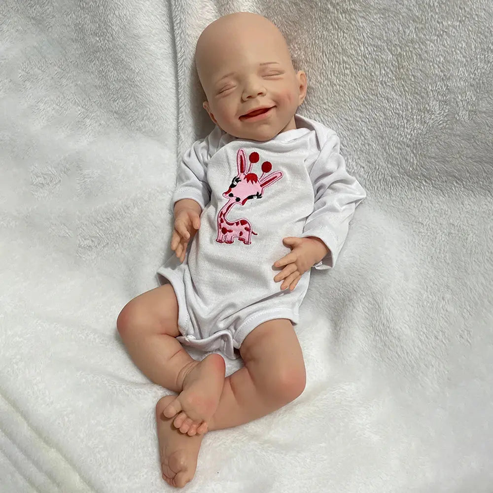 18'' 2.76kg Small Girl 100% Full Body Silicone Reborn Baby Doll Waterproof Realistic Skin Lifelike Infant DIY Toys for Children lifelikesiliconereborns.com