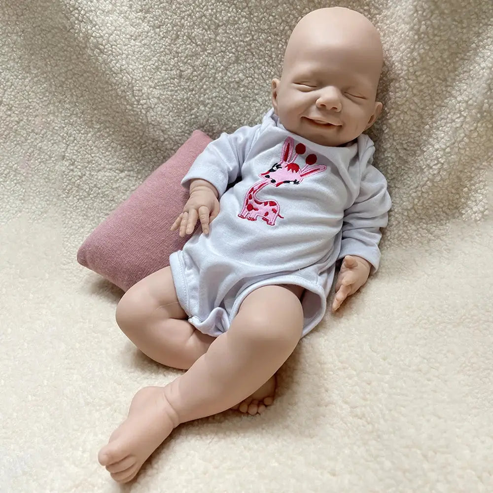 18'' 2.76kg Small Girl 100% Full Body Silicone Reborn Baby Doll Waterproof Realistic Skin Lifelike Infant DIY Toys for Children lifelikesiliconereborns.com