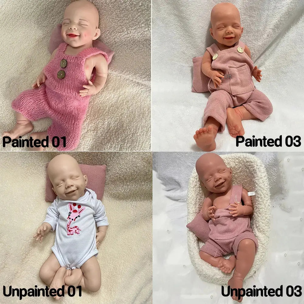 18'' 2.76kg Small Girl 100% Full Body Silicone Reborn Baby Doll Waterproof Realistic Skin Lifelike Infant DIY Toys for Children lifelikesiliconereborns.com