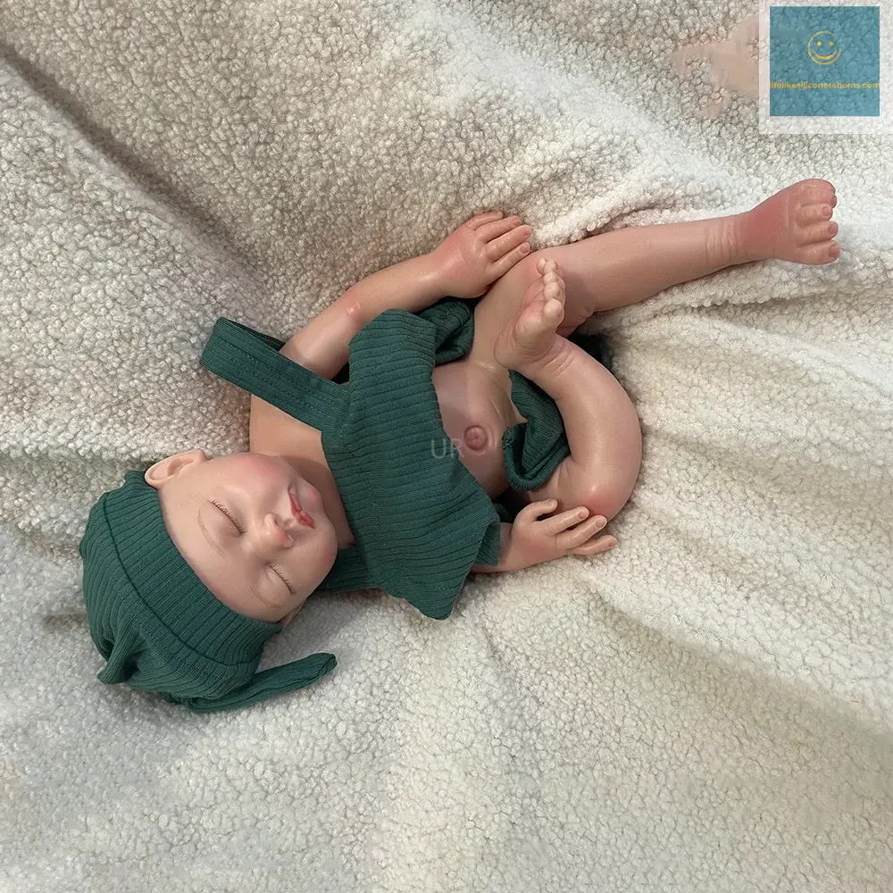 18" Silicone Reborn Baby Dolls Girl Perfect Kids Parents Gift For New Year Halloween Thanksgiving Day Christmas Easter Festival lifelikesiliconereborns.com