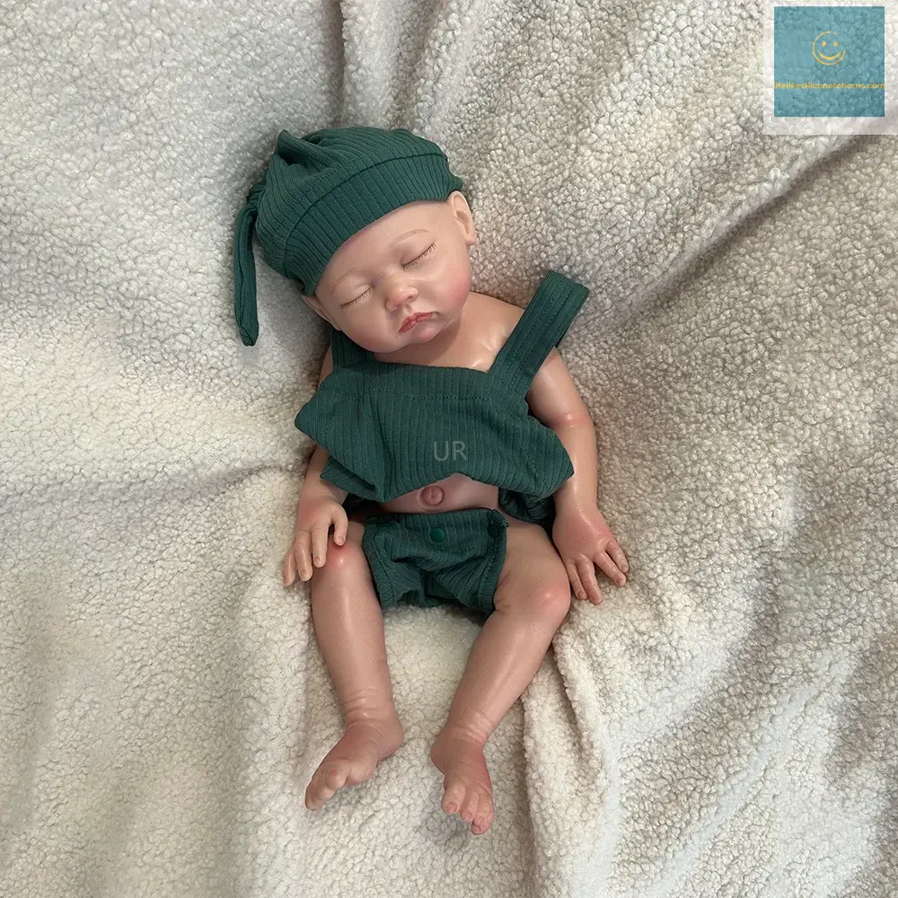 18" Silicone Reborn Baby Dolls Girl Perfect Kids Parents Gift For New Year Halloween Thanksgiving Day Christmas Easter Festival lifelikesiliconereborns.com