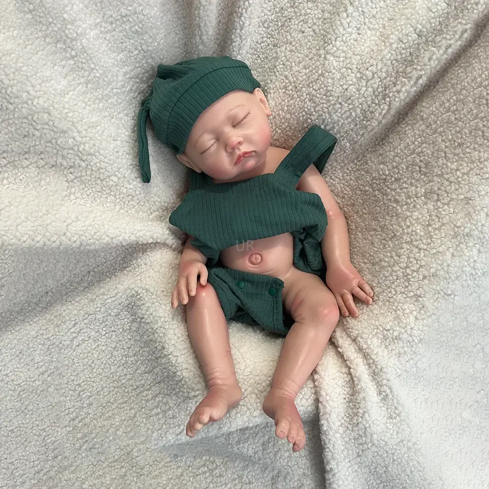 18" Silicone Reborn Baby Dolls Girl Perfect Kids Parents Gift For New Year Halloween Thanksgiving Day Christmas Easter Festival lifelikesiliconereborns.com