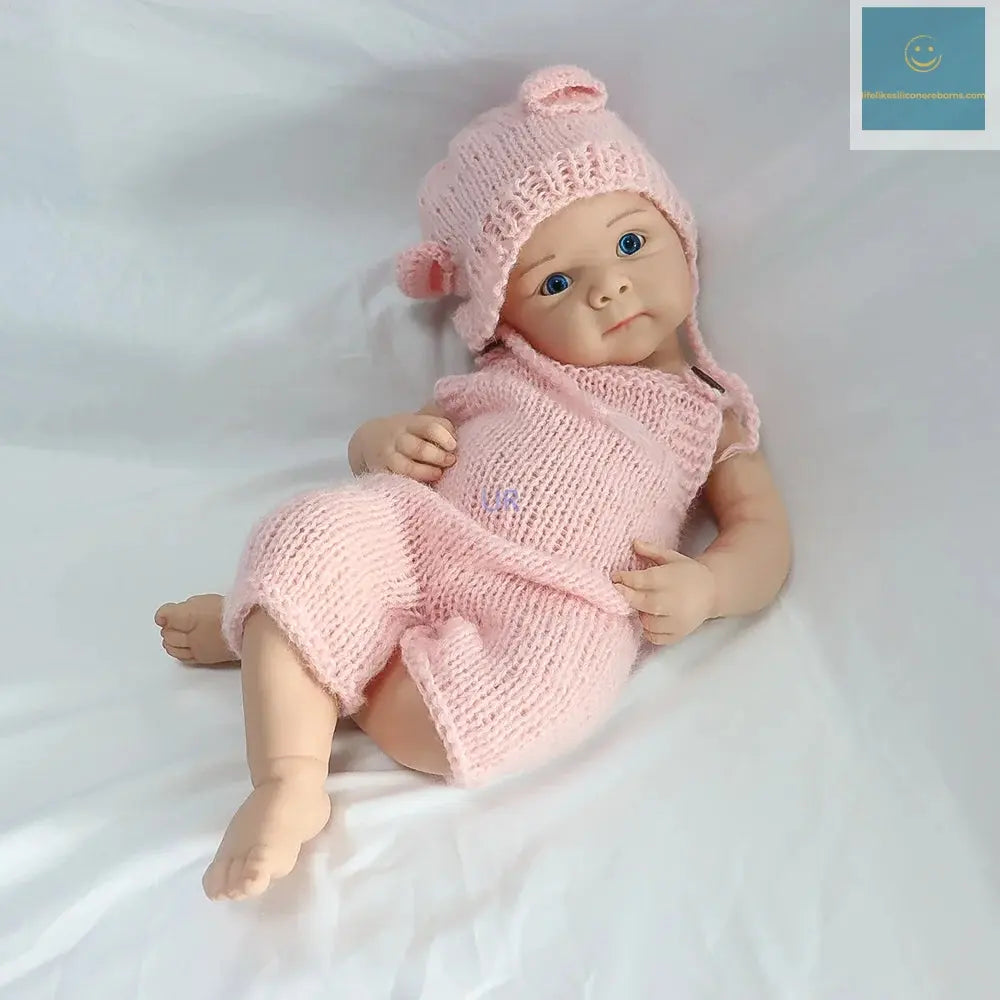 19 Inch Lifelike Silicone Reborn Baby Doll Girl Sculpt Painted or Unpainted, Perfect Collectible Gift for Kids/Parents/Christmas lifelikesiliconereborns.com