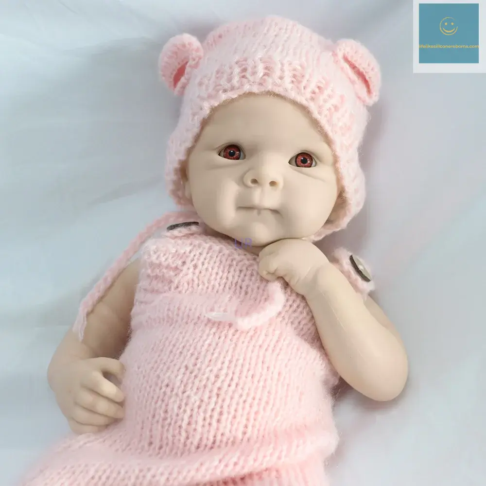 19 Inch Lifelike Silicone Reborn Baby Doll Girl Sculpt Painted or Unpainted, Perfect Collectible Gift for Kids/Parents/Christmas lifelikesiliconereborns.com