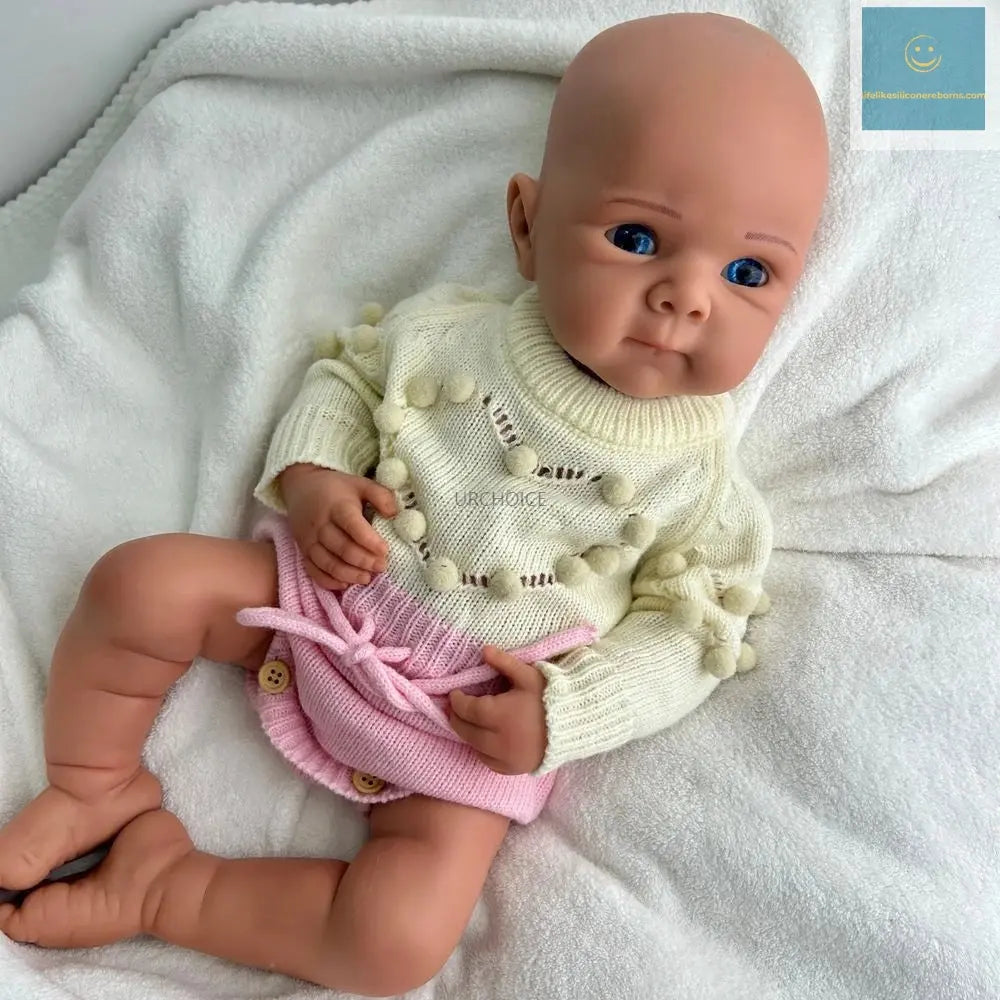 19Inch Baby Girl Bettie Full Body Soft Silicone Reborn Doll Exquisite Texture Details for Role-Play Teaching Responsibility lifelikesiliconereborns.com