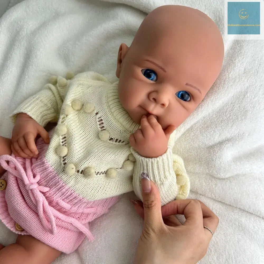 19Inch Baby Girl Bettie Full Body Soft Silicone Reborn Doll Exquisite Texture Details for Role-Play Teaching Responsibility lifelikesiliconereborns.com