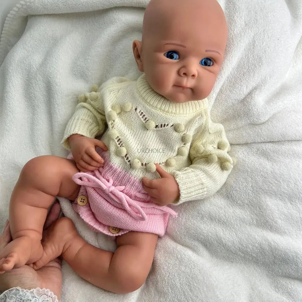 19Inch Baby Girl Bettie Full Body Soft Silicone Reborn Doll Exquisite Texture Details for Role-Play Teaching Responsibility lifelikesiliconereborns.com