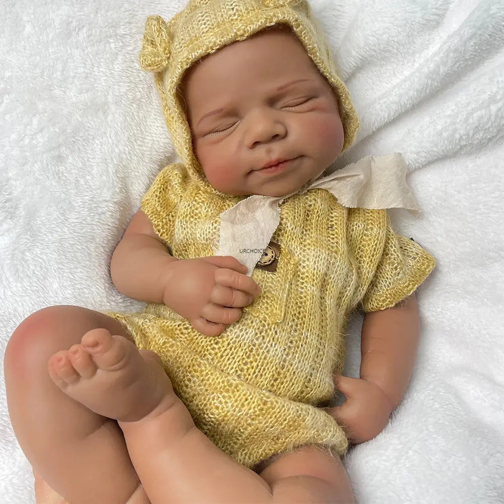 19Inch Baby Girl/Boy Pascale Full Body Soft Silicone Reborn Doll Realistic Details Weighted Doll Ideal for Emotional Healing lifelikesiliconereborns.com