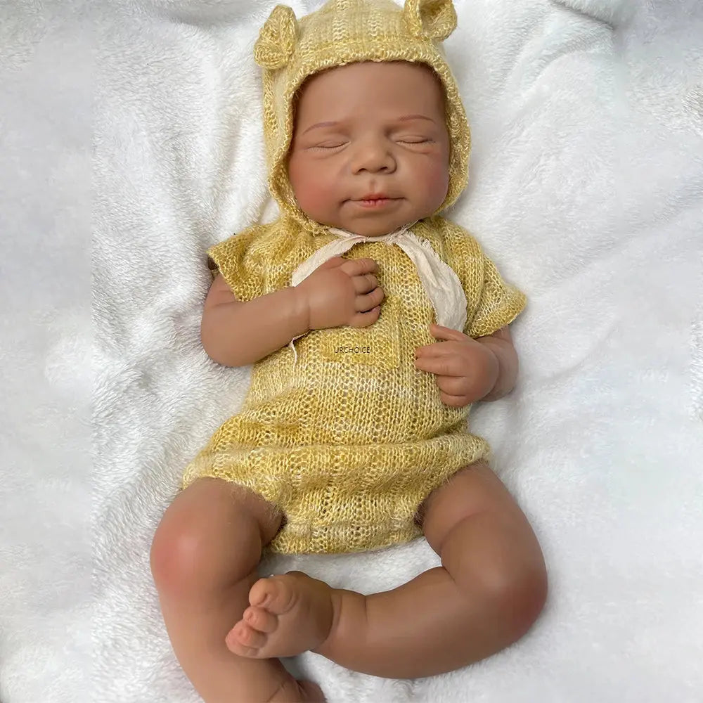 19Inch Baby Girl/Boy Pascale Full Body Soft Silicone Reborn Doll Realistic Details Weighted Doll Ideal for Emotional Healing lifelikesiliconereborns.com