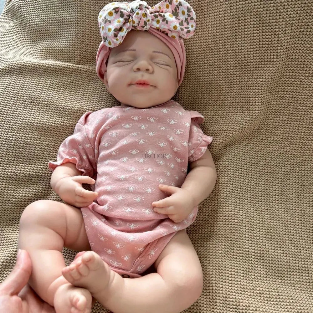19Inch Baby Girl/Boy Pascale Full Body Soft Silicone Reborn Doll Realistic Details Weighted Doll Ideal for Emotional Healing lifelikesiliconereborns.com
