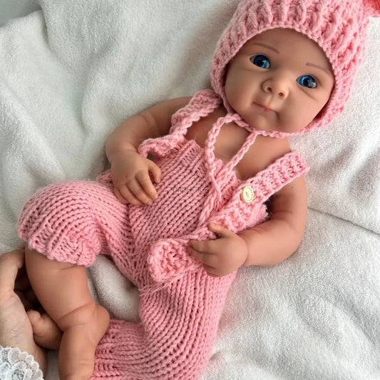 19Inch High-Simulation Flexible Silicone Reborn Baby Girl Bettie Realistic Washable Weighted Art Doll for Christmas Gift lifelikesiliconereborns.com