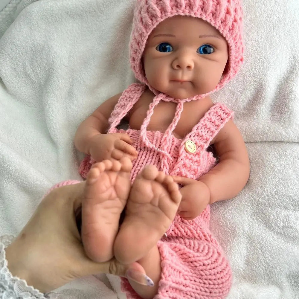 19Inch High-Simulation Flexible Silicone Reborn Baby Girl Bettie Realistic Washable Weighted Art Doll for Christmas Gift lifelikesiliconereborns.com