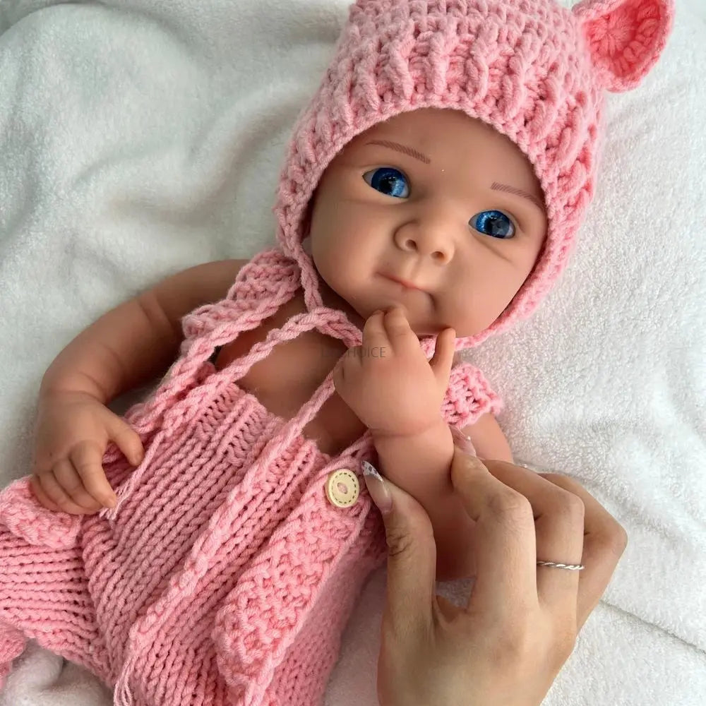 19Inch High-Simulation Flexible Silicone Reborn Baby Girl Bettie Realistic Washable Weighted Art Doll for Christmas Gift lifelikesiliconereborns.com