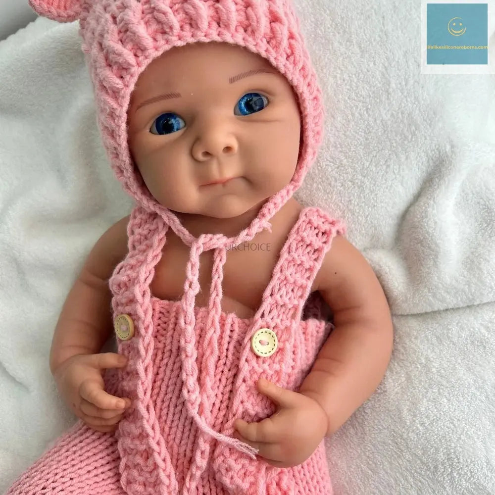 19Inch High-Simulation Flexible Silicone Reborn Baby Girl Bettie Realistic Washable Weighted Art Doll for Christmas Gift lifelikesiliconereborns.com