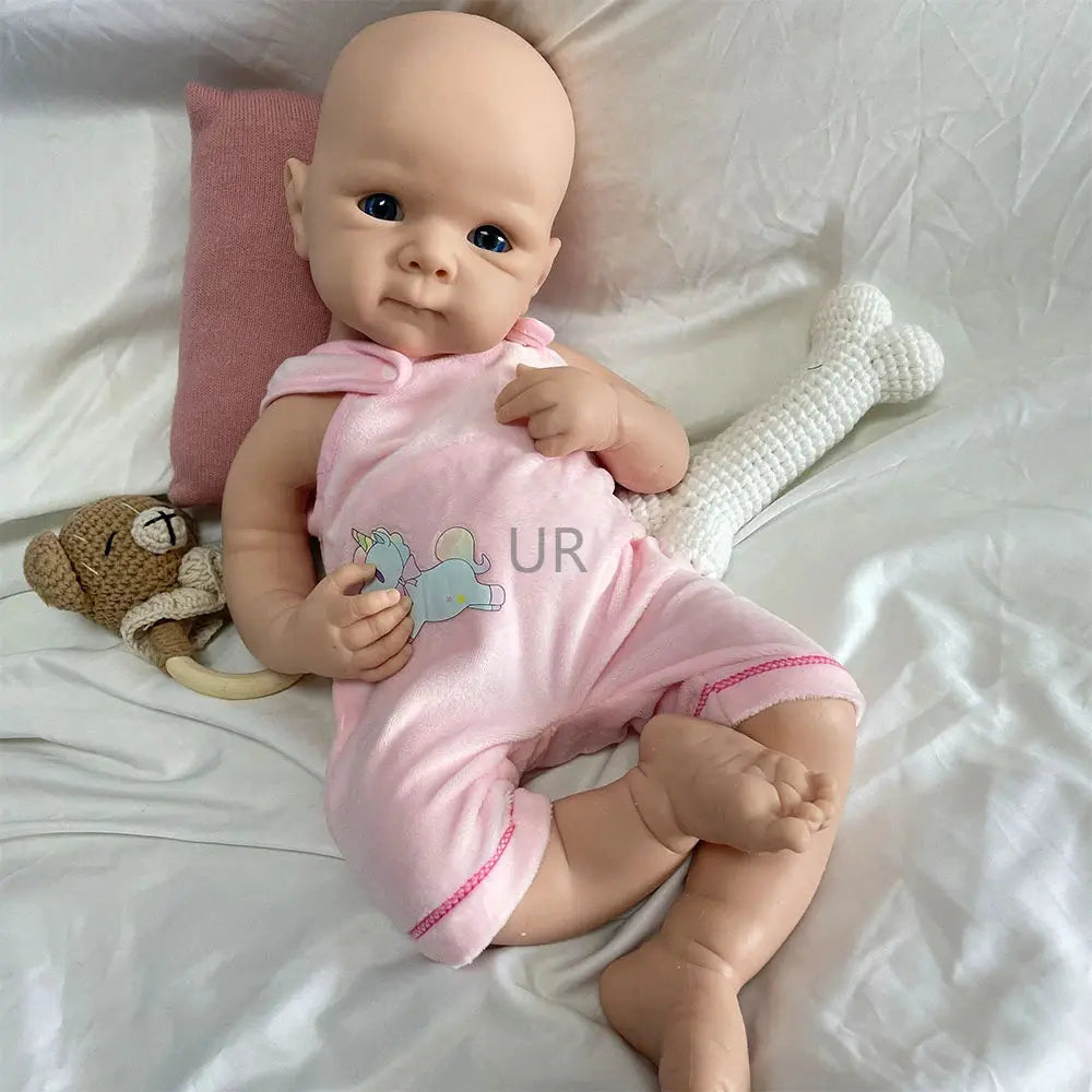 19Inch High-Simulation Flexible Silicone Reborn Baby Girl Bettie Realistic Washable Weighted Art Doll for Christmas Gift lifelikesiliconereborns.com