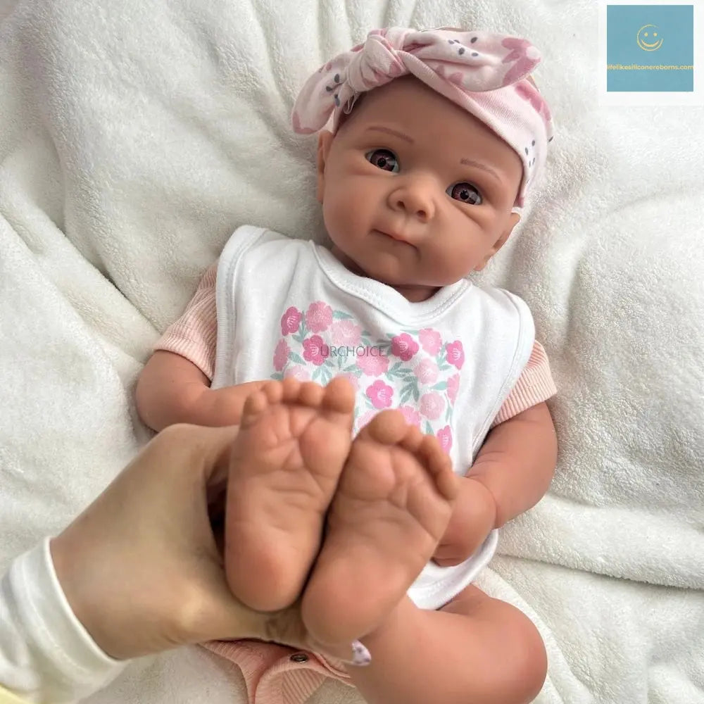 19Inch Realistic Silicone Reborn Baby Girl Flexible Body Waterproof Pretty Doll Provide Emotional Support Toy Birthday Gift lifelikesiliconereborns.com