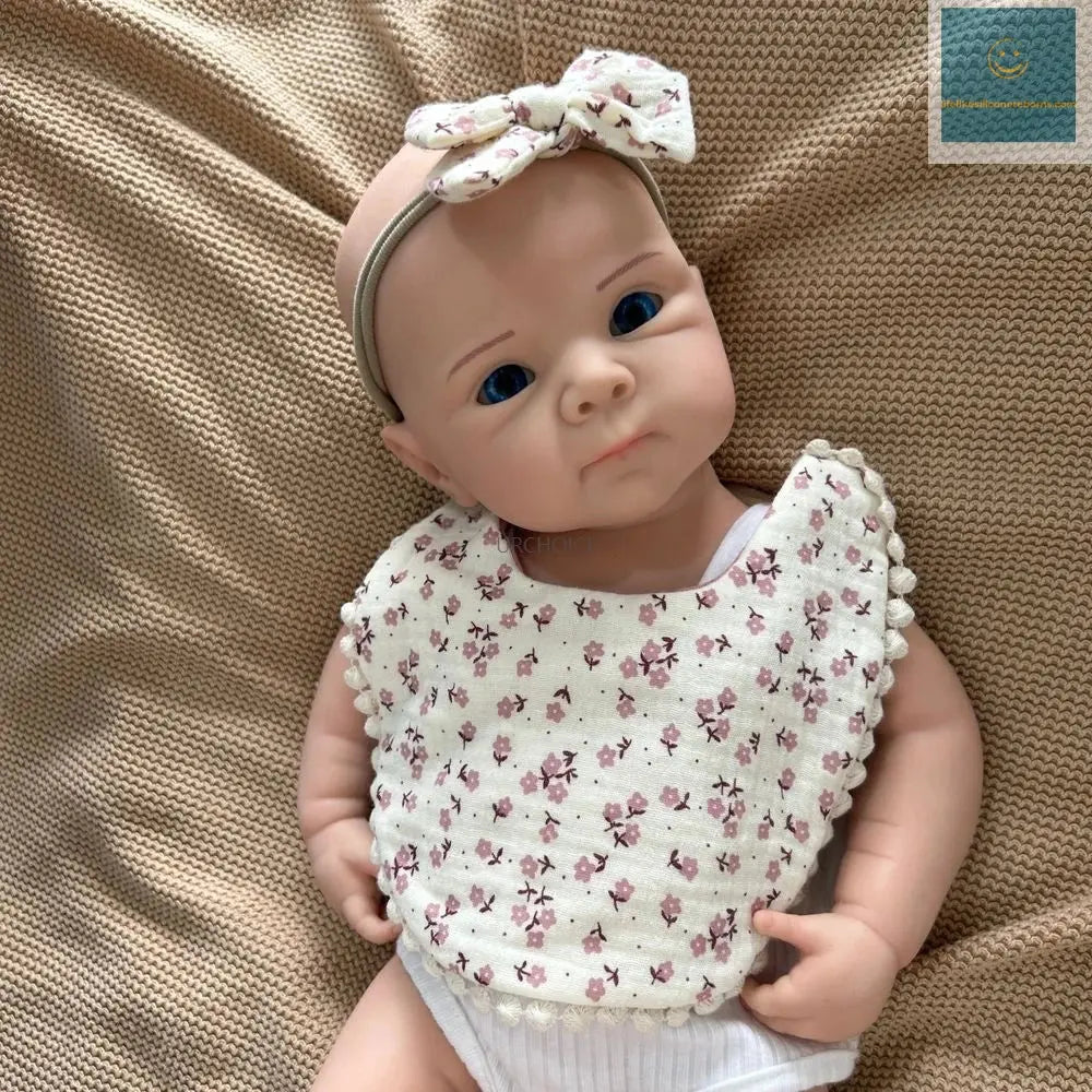 19Inch Soft And Lifelike Silicone Reborn Baby Girl Open Blue Eyes Realistic Skin Tones And Painted Details for Collectibles Gift lifelikesiliconereborns.com