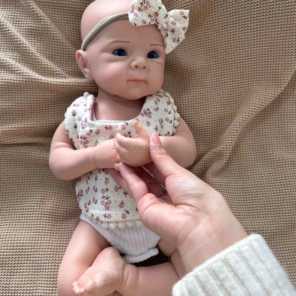 19Inch Soft And Lifelike Silicone Reborn Baby Girl Open Blue Eyes Realistic Skin Tones And Painted Details for Collectibles Gift lifelikesiliconereborns.com