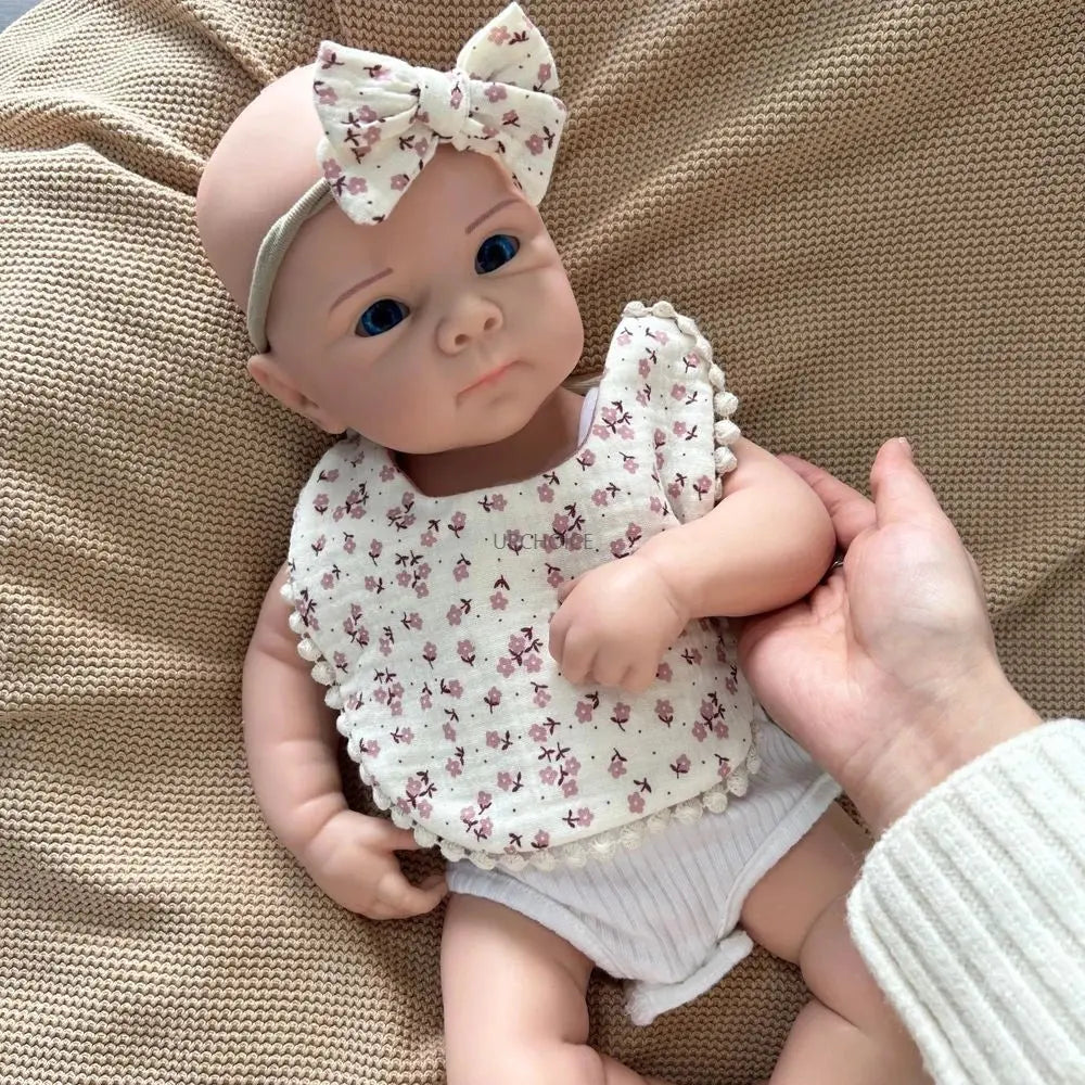 19Inch Soft And Lifelike Silicone Reborn Baby Girl Open Blue Eyes Realistic Skin Tones And Painted Details for Collectibles Gift lifelikesiliconereborns.com