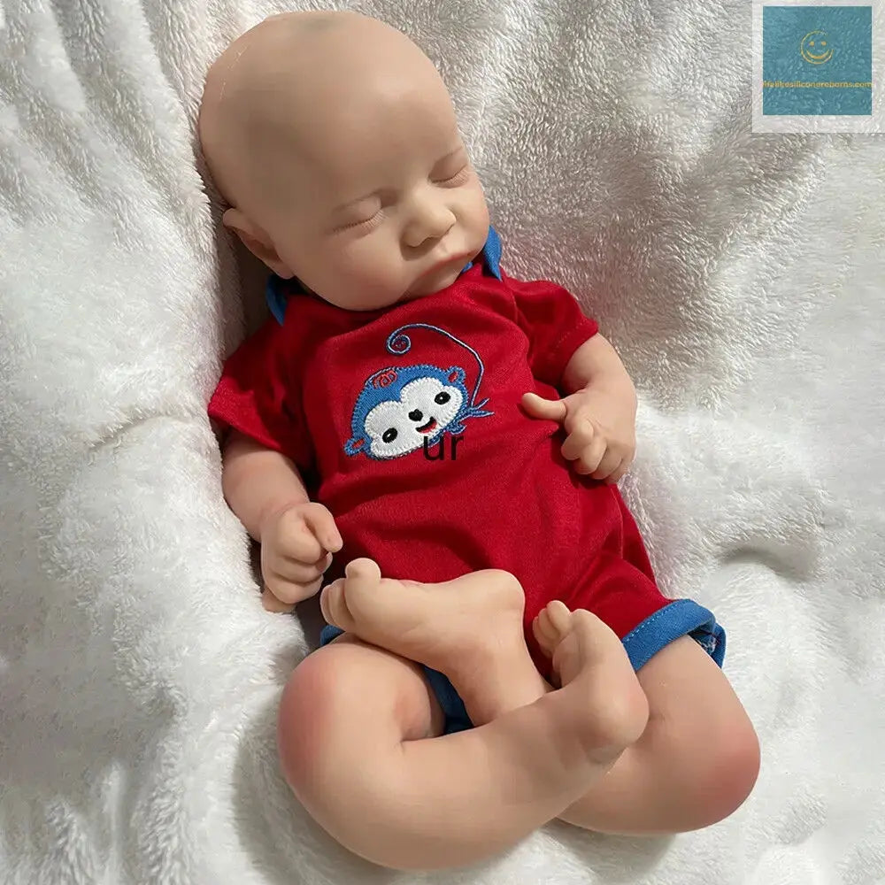1:1 Lifelike Visible Veins Silicone Reborn Baby Boy Dolls Cute and Realistic Newborn Handmade Doll for Kids Birthday Gift lifelikesiliconereborns.com