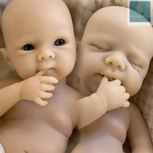 2 Styles/Can Open Mouth 33cm Unpainted Washable Solid Silicone Bebe Reborn Girls Soft Handmade Lifelike Reborn Baby Girl Doll lifelikesiliconereborns.com