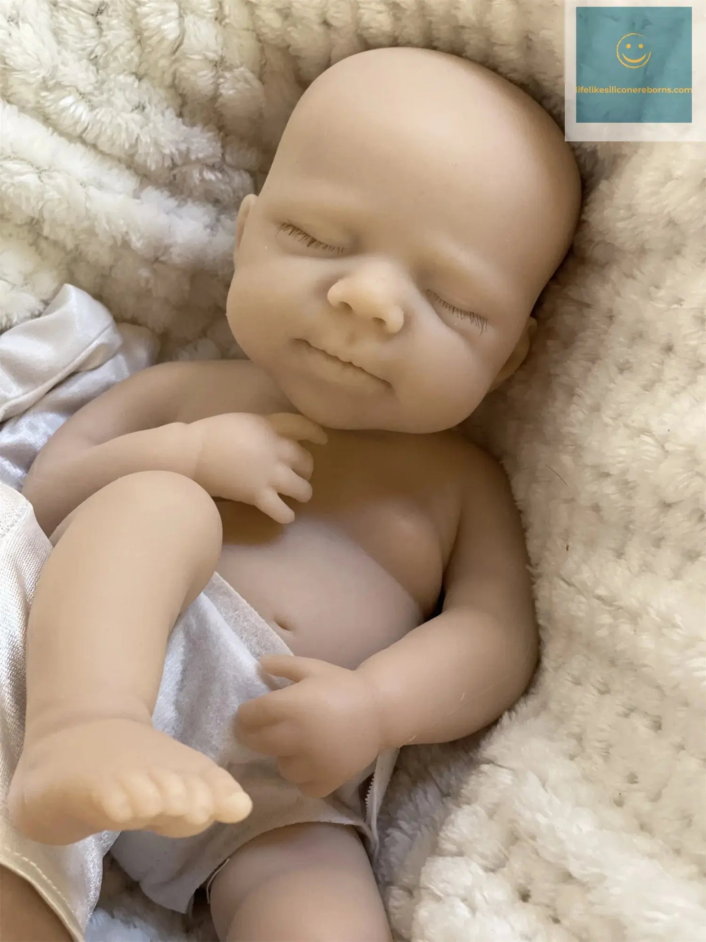 2 Styles/Can Open Mouth 33cm Unpainted Washable Solid Silicone Bebe Reborn Girls Soft Handmade Lifelike Reborn Baby Girl Doll lifelikesiliconereborns.com