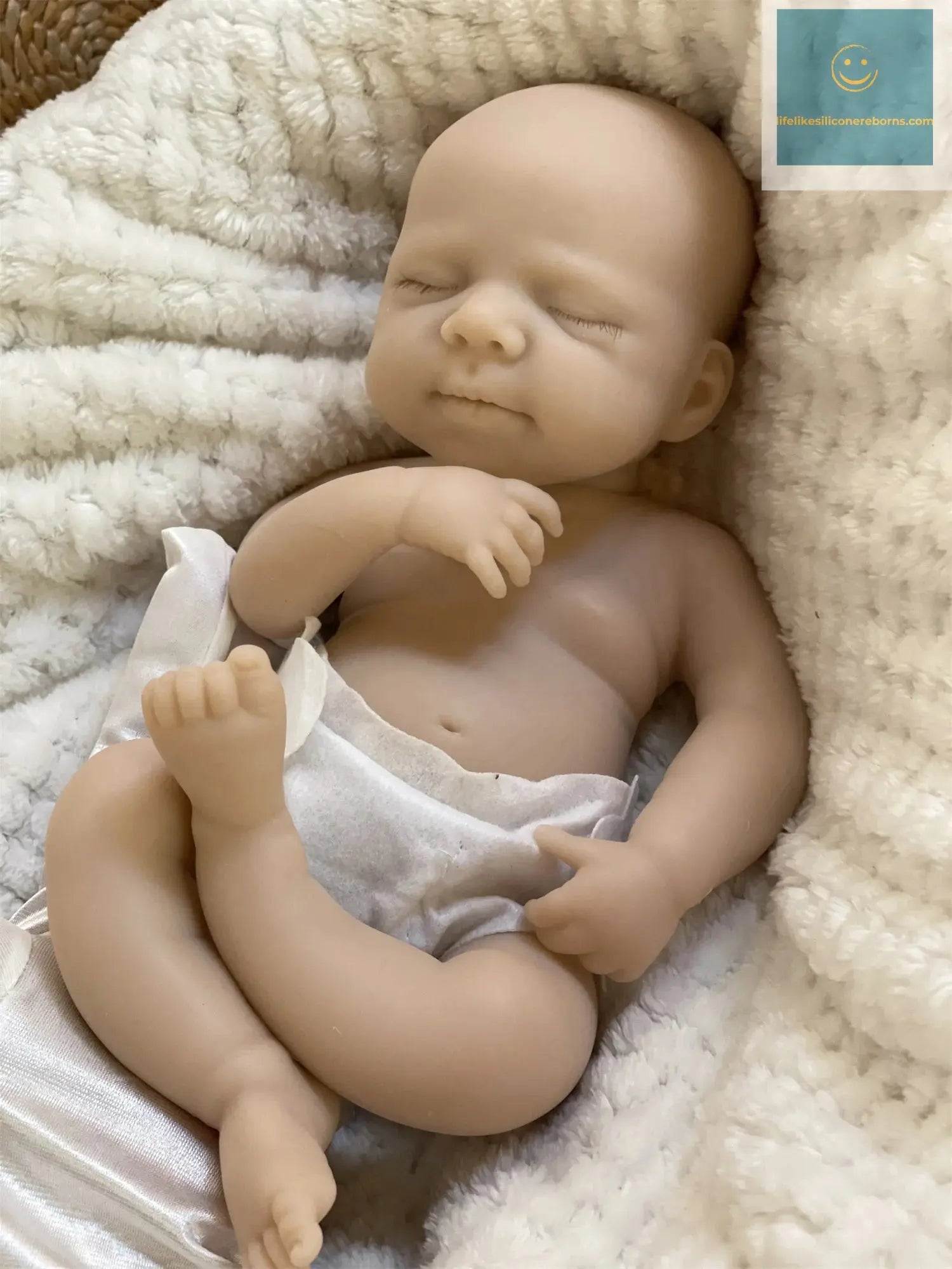 2 Styles/Can Open Mouth 33cm Unpainted Washable Solid Silicone Bebe Reborn Girls Soft Handmade Lifelike Reborn Baby Girl Doll lifelikesiliconereborns.com