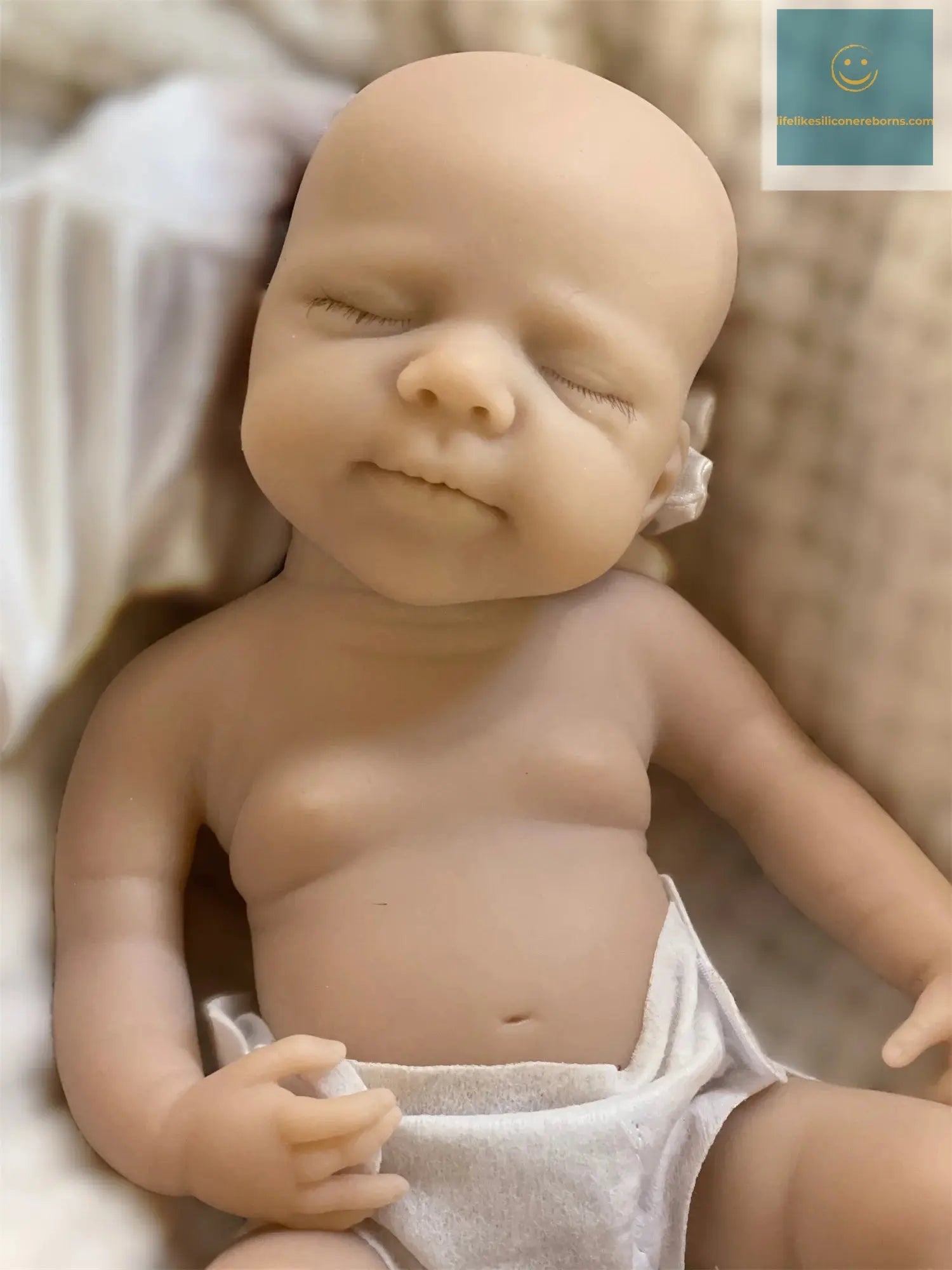 2 Styles/Can Open Mouth 33cm Unpainted Washable Solid Silicone Bebe Reborn Girls Soft Handmade Lifelike Reborn Baby Girl Doll lifelikesiliconereborns.com