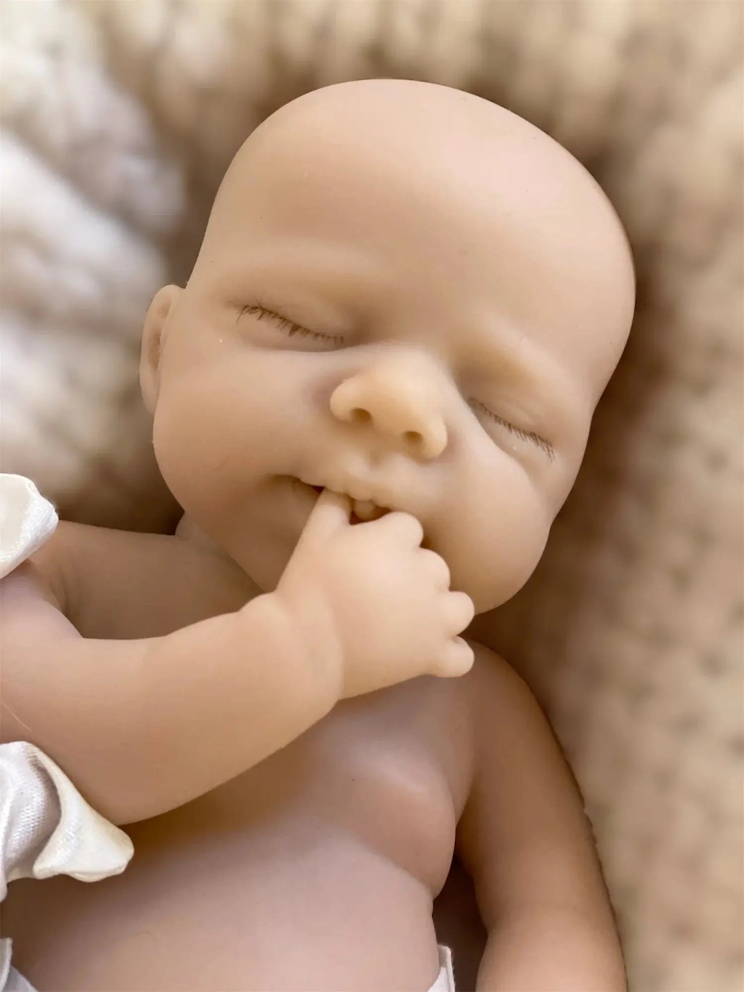 2 Styles/Can Open Mouth 33cm Unpainted Washable Solid Silicone Bebe Reborn Girls Soft Handmade Lifelike Reborn Baby Girl Doll lifelikesiliconereborns.com