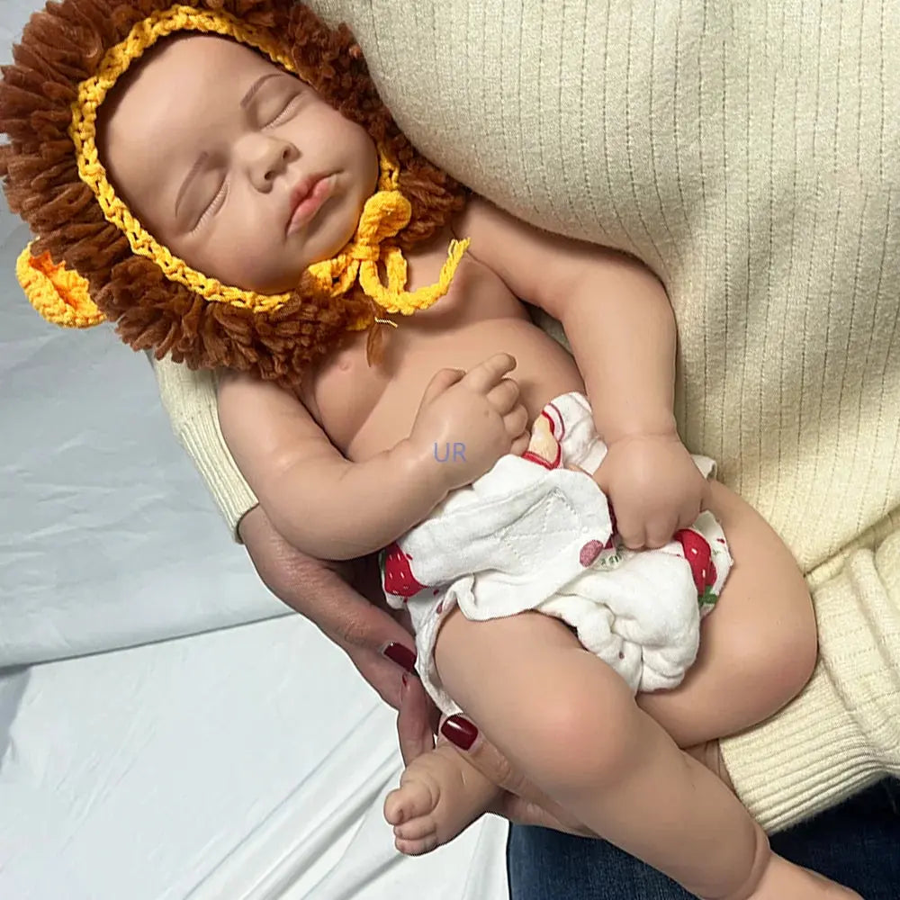 20 Inch 100% Full Body Silicone Reborn Baby Loulou Cute Beautiful Painted Soft Fake Lifelike Boy /Girl Doll For Kids Xmas Gift lifelikesiliconereborns.com
