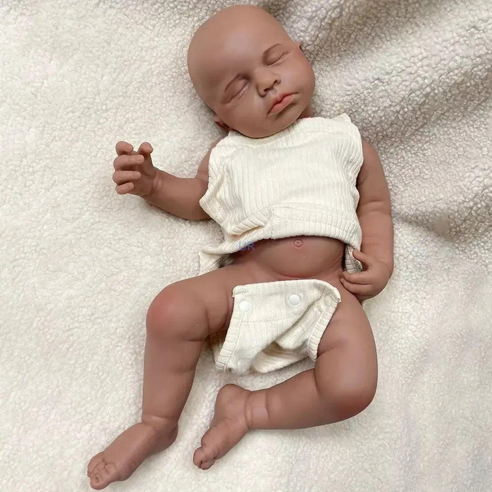 20 Inch 100% Full Body Silicone Reborn Baby Loulou Cute Beautiful Painted Soft Fake Lifelike Boy /Girl Doll For Kids Xmas Gift lifelikesiliconereborns.com