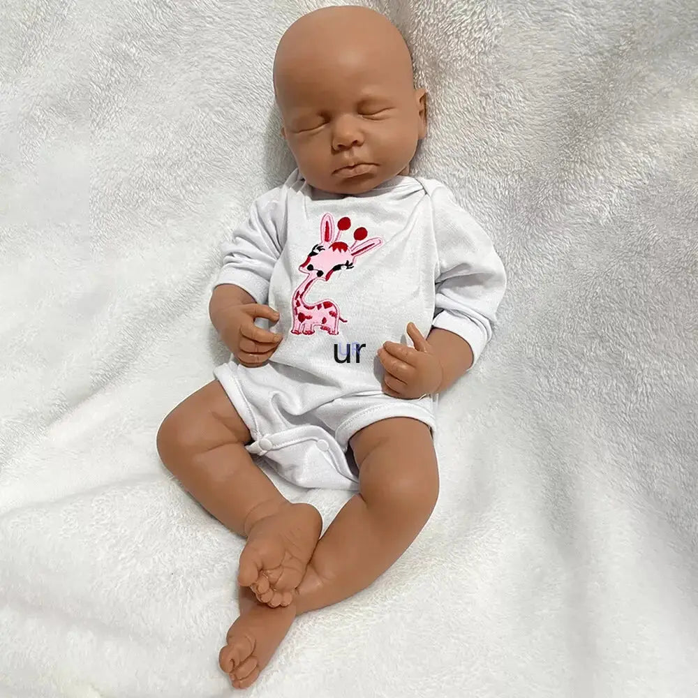 20 Inch 100% Full Body Silicone Reborn Baby Loulou Cute Beautiful Painted Soft Fake Lifelike Boy /Girl Doll For Kids Xmas Gift lifelikesiliconereborns.com