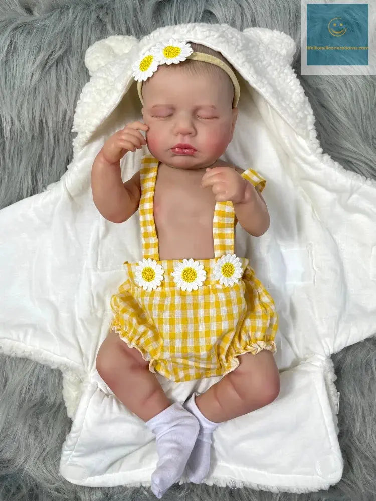 20 Inch LouLou Reborn Full Body Silicone Vinyl Girl Washable Newborn Baby Doll 3D Skin Visible Veins Doll Christmas Gift lifelikesiliconereborns.com