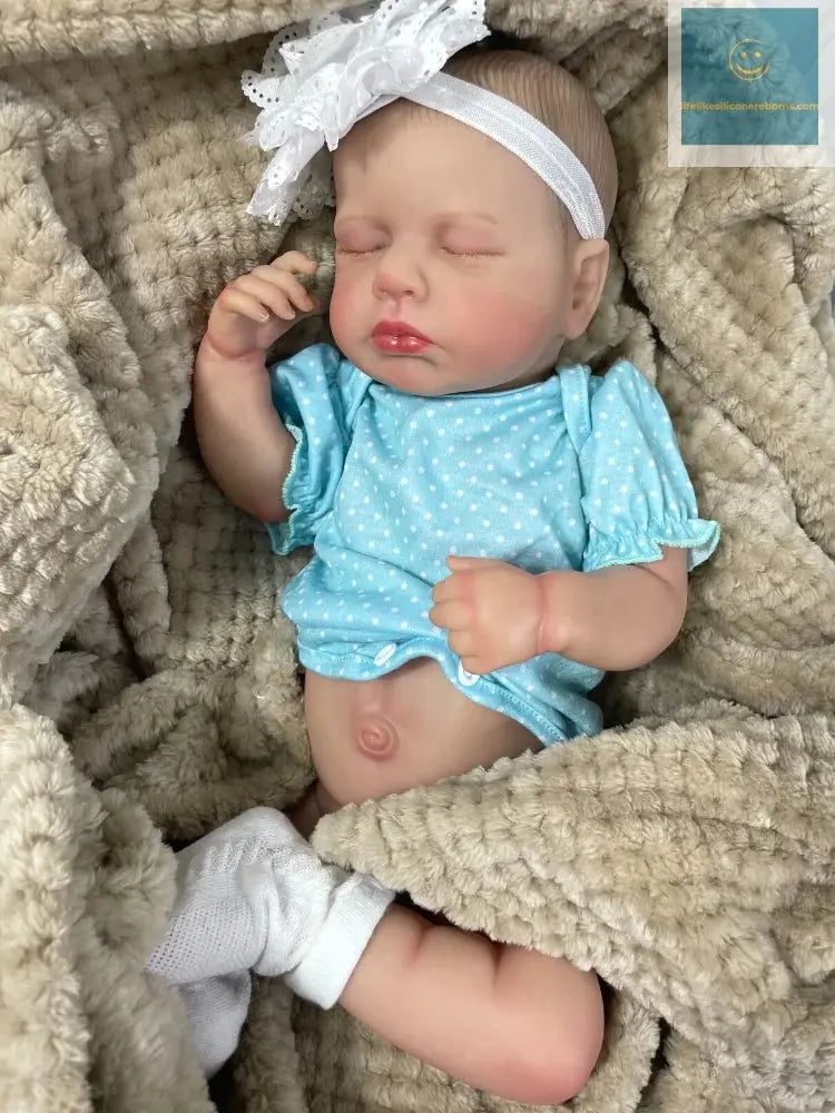 20 Inch LouLou Reborn Full Body Silicone Vinyl Girl Washable Newborn Baby Doll 3D Skin Visible Veins Doll Christmas Gift lifelikesiliconereborns.com