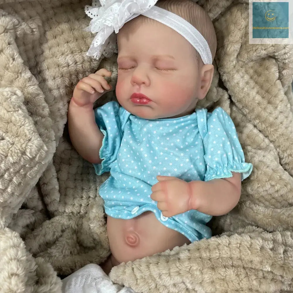 20 Inch LouLou Reborn Full Body Silicone Vinyl Girl Washable Newborn Baby Doll 3D Skin Visible Veins Doll Christmas Gift lifelikesiliconereborns.com