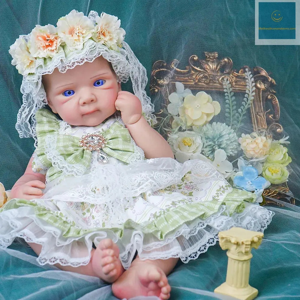 20.47INCH Big Reborn Full Body Silicone Doll Adorable Smile Newborn Baby Girl lifelikesiliconereborns.com