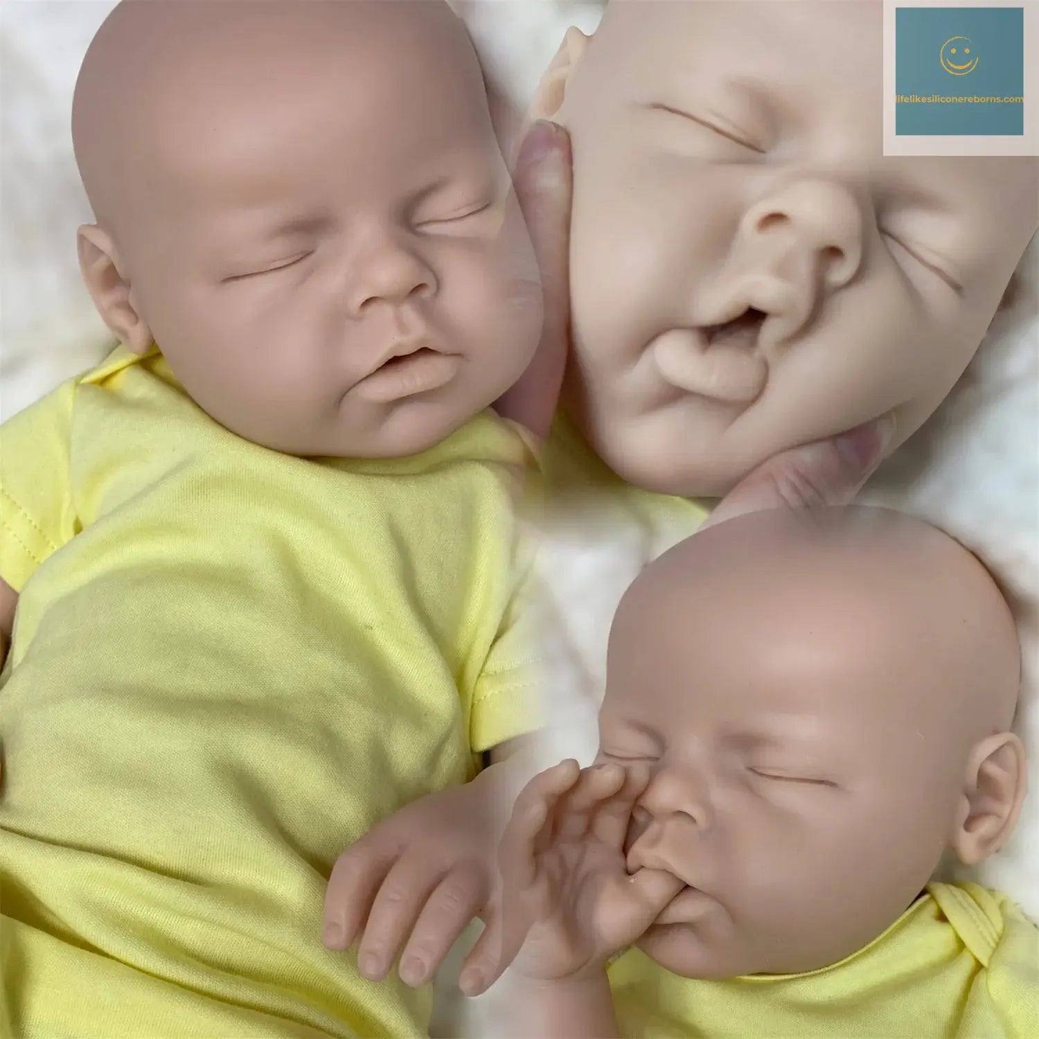 20Inch Can Drink and Pee Full Body Silicone Bebe Reborn Girl&Boy Unpainted Handmade Silicone Soft Lifelike De Silicona Boy Doll lifelikesiliconereborns.com