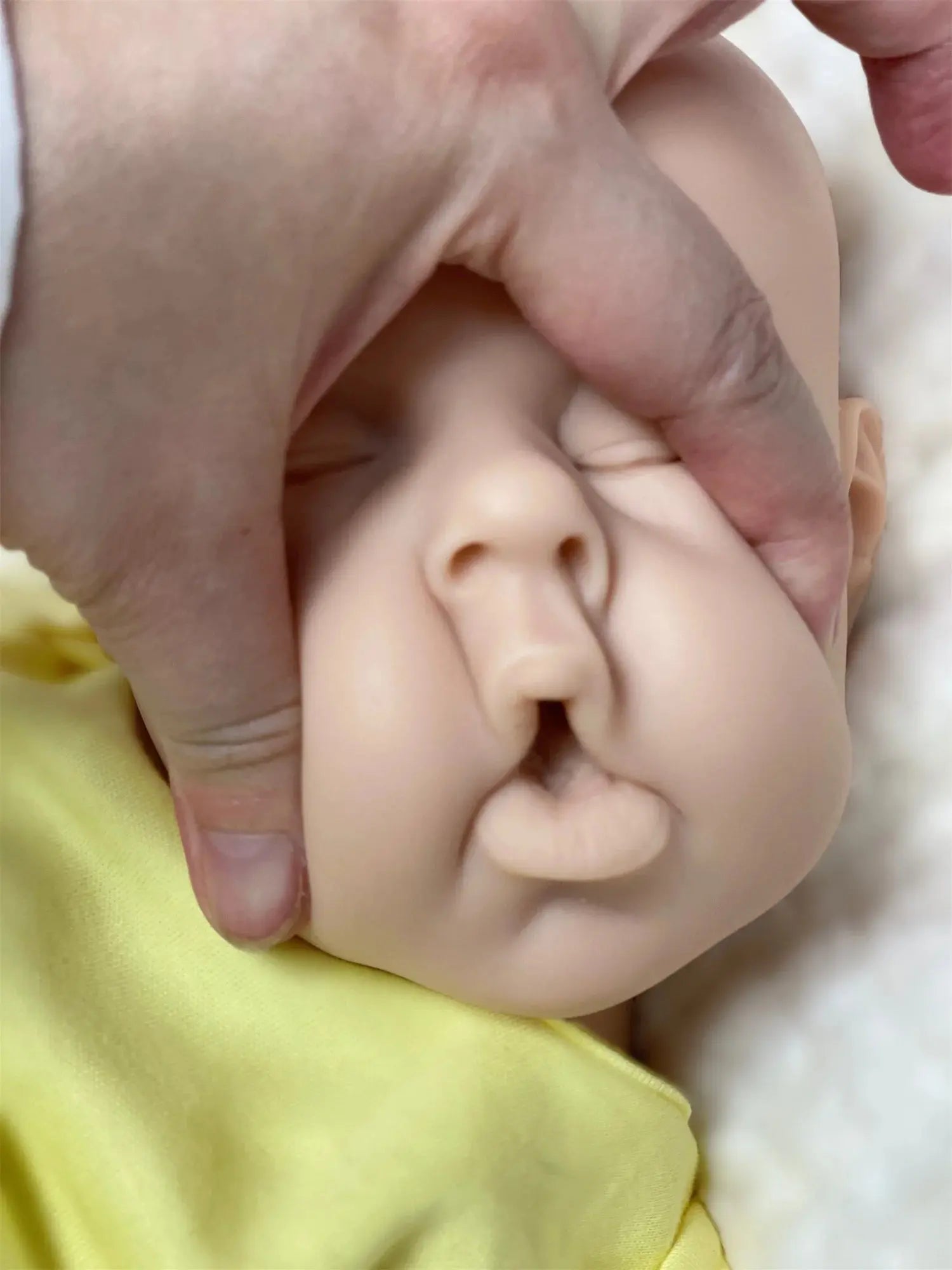 20Inch Can Drink and Pee Full Body Silicone Bebe Reborn Girl&Boy Unpainted Handmade Silicone Soft Lifelike De Silicona Boy Doll lifelikesiliconereborns.com