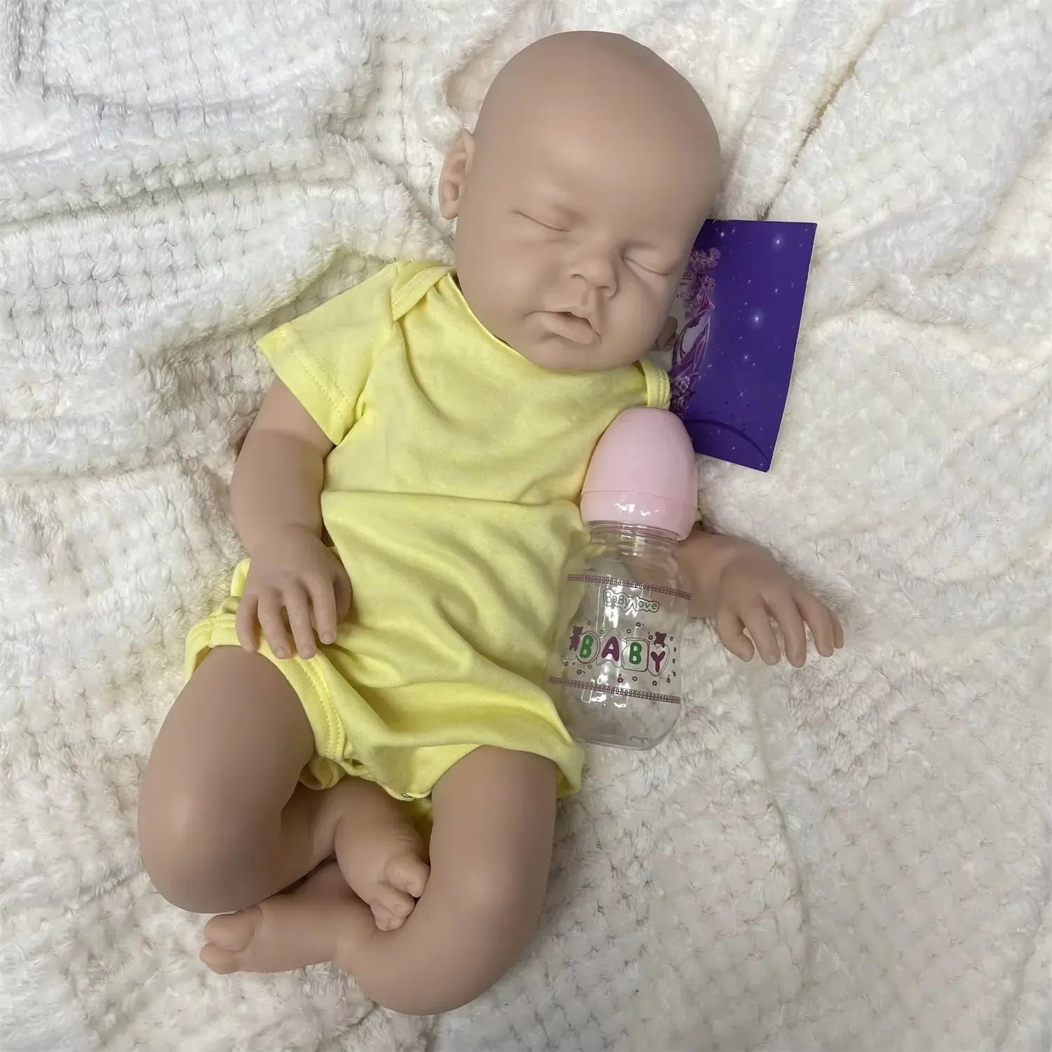 20Inch Can Drink and Pee Full Body Silicone Bebe Reborn Girl&Boy Unpainted Handmade Silicone Soft Lifelike De Silicona Boy Doll lifelikesiliconereborns.com
