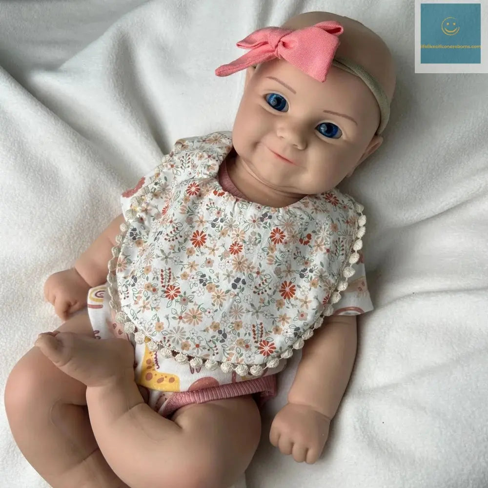 20Inch Chubby Baby Girl Maddie Full Body Soft Lifelike Silicone Reborn Baby Doll Waterproof Handmade Newborn Doll Kids Toy lifelikesiliconereborns.com