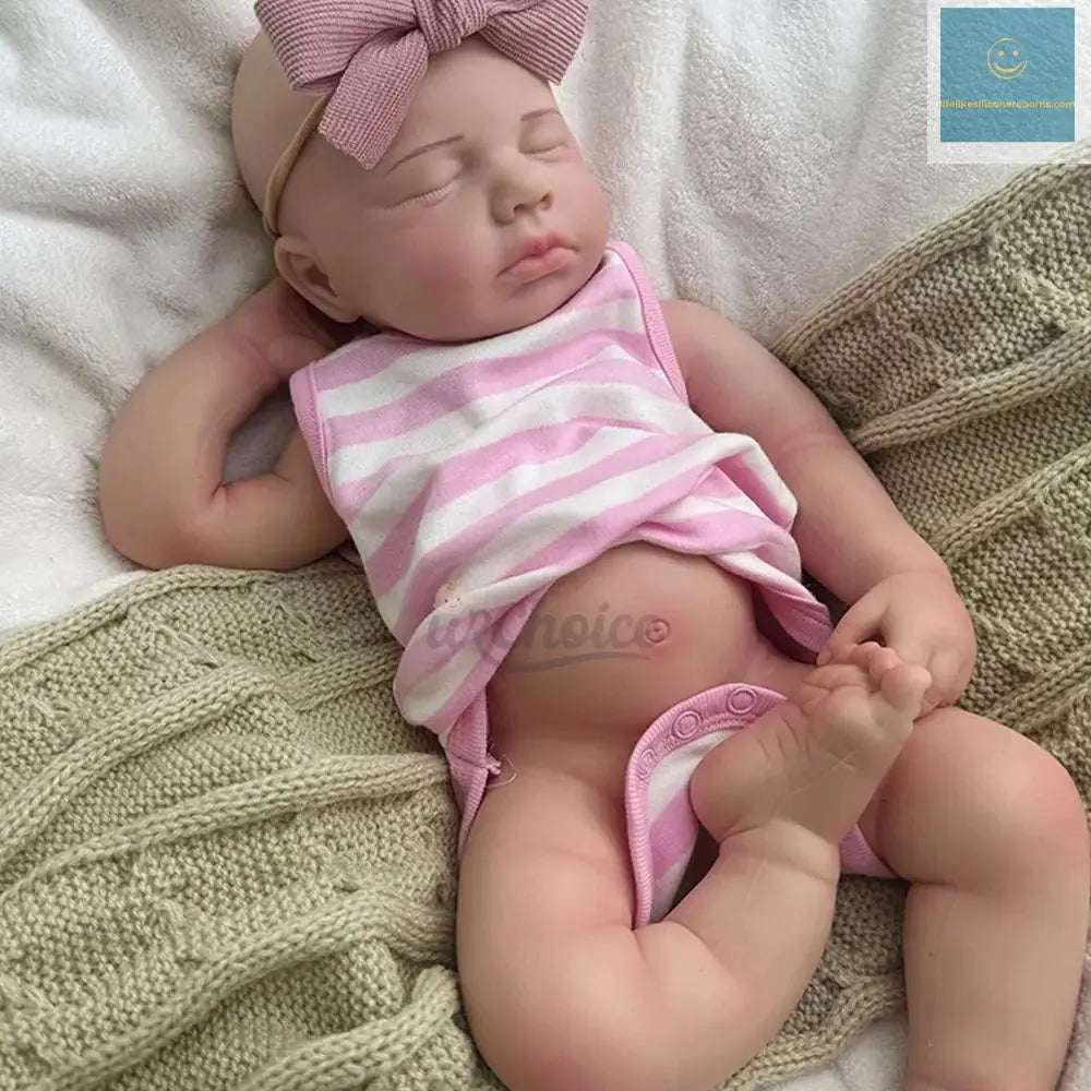 20Inch Chubby Realistic Silicone Reborn Baby Girl&Boy 3D Skin Newborn Doll for Parenting Practice Collectibles lifelikesiliconereborns.com