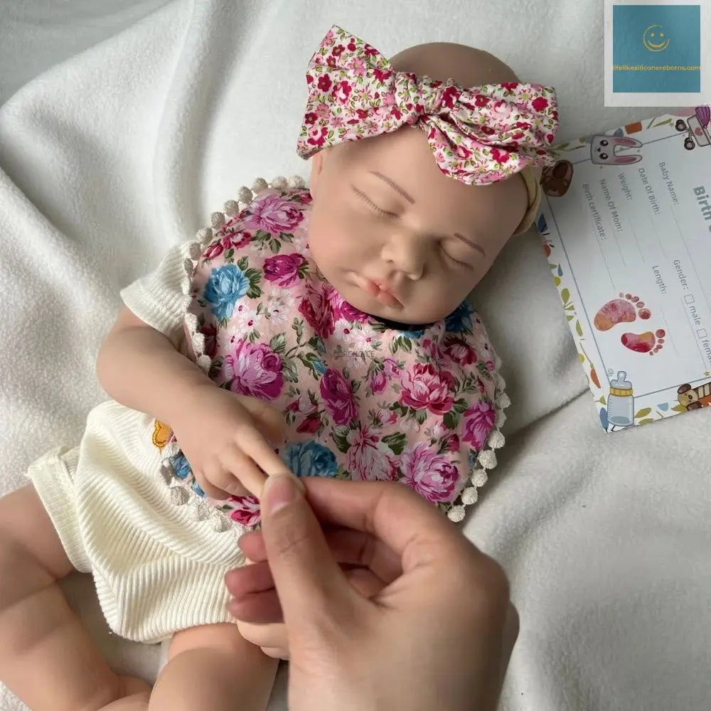20Inch Handamde Full Body Soft Silicone Reborn Baby Girl Loulou Lifelike Details Doll Gift for Dementia Patients Kids Toy lifelikesiliconereborns.com