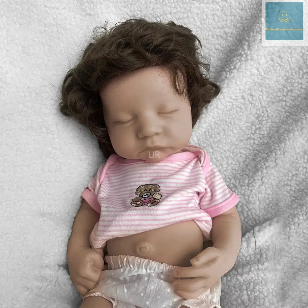 20Inch Handmade Silicone Reborn Baby Girl Rooted Hair Lifelike Details And Waterproof Materials Providing Companionship Gift lifelikesiliconereborns.com
