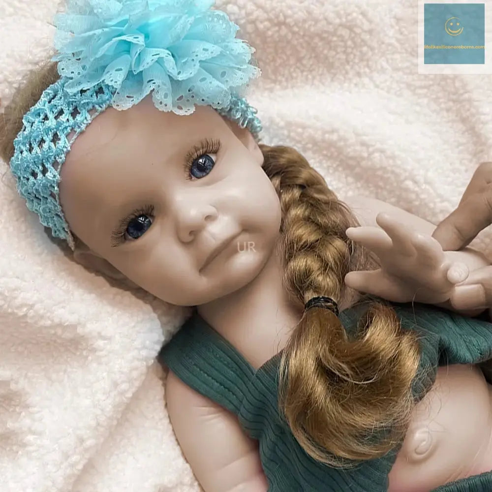 20Inch Silicone Reborn Baby Girl Rooted Hair Realistic Skin Tones Hand-Painted Details Designed To Provide Companionship Gift lifelikesiliconereborns.com