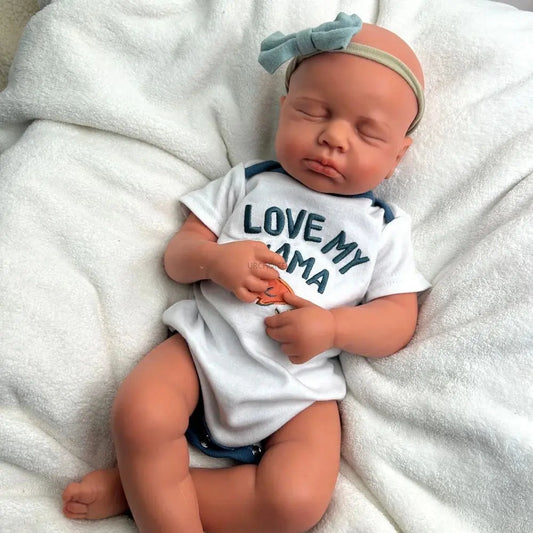20Inch Soft Silicone Reborn Baby Boy/Girl Loulou Weighted Poseable Limbs Doll for Photography & Artistic Display ﻿Kids Toy lifelikesiliconereborns.com