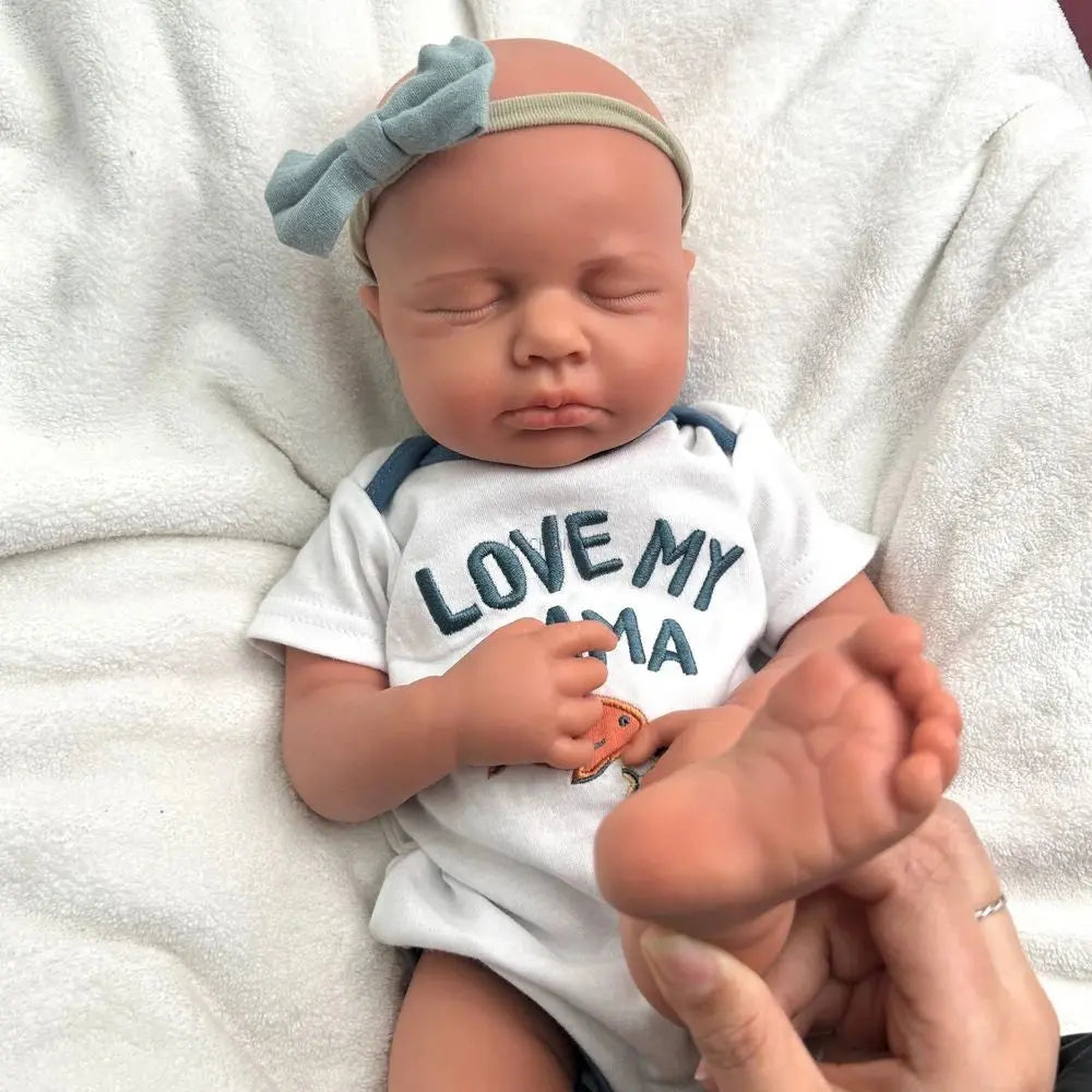20Inch Soft Silicone Reborn Baby Boy/Girl Loulou Weighted Poseable Limbs Doll for Photography & Artistic Display ﻿Kids Toy lifelikesiliconereborns.com