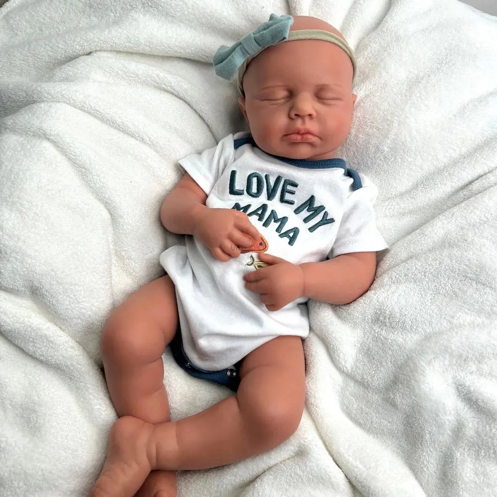 20Inch Soft Silicone Reborn Baby Boy/Girl Loulou Weighted Poseable Limbs Doll for Photography & Artistic Display ﻿Kids Toy lifelikesiliconereborns.com