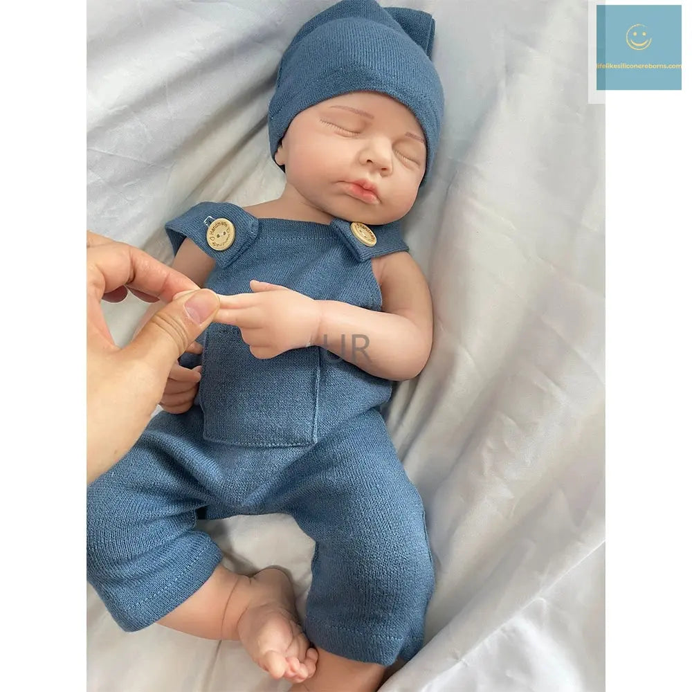 20" Full Body Silicone Reborn Baby Boy/Girl Doll LouLou Lifelike 3D Skin Painted Handmade Washable Newborn Bebe Kids Toy lifelikesiliconereborns.com