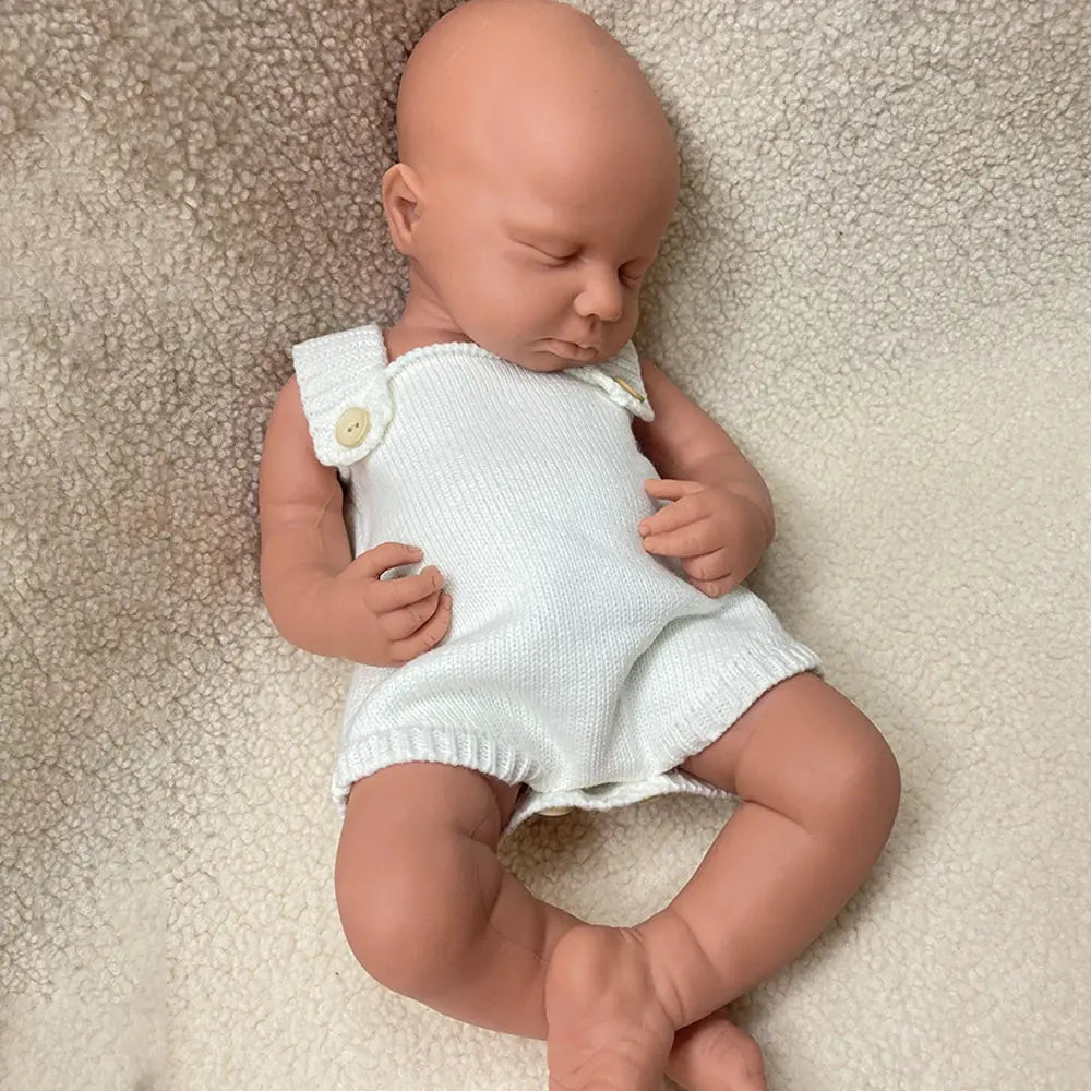 20" Full Body Silicone Reborn Baby Boy/Girl Doll LouLou Lifelike 3D Skin Painted Handmade Washable Newborn Bebe Kids Toy lifelikesiliconereborns.com