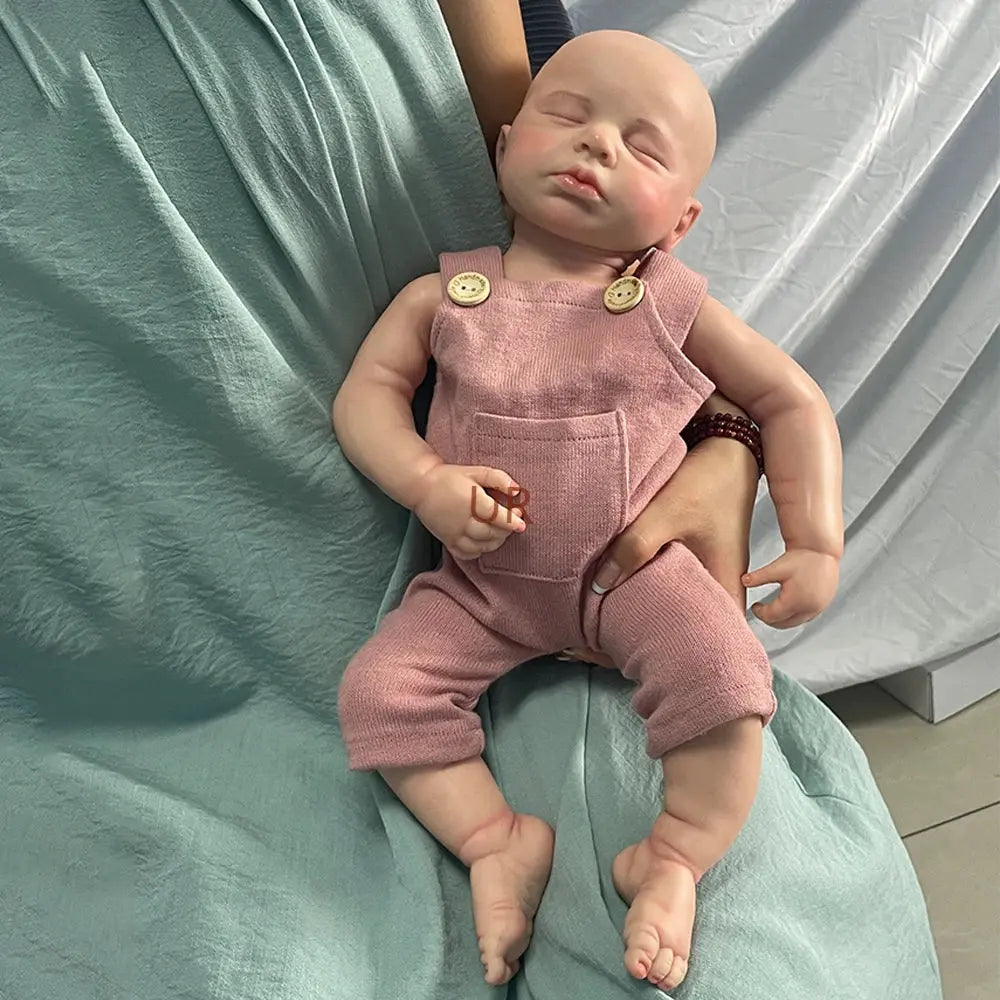 20" Full Body Solid Silicone Reborn Baby Girl/Boy Weighted 6.8Lbs 3D Skin Visible Veins Newborn Doll Kids Toy Anti-Stress lifelikesiliconereborns.com